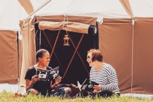 Hotel Festival Yurts Hay-On-Wye Esterno foto