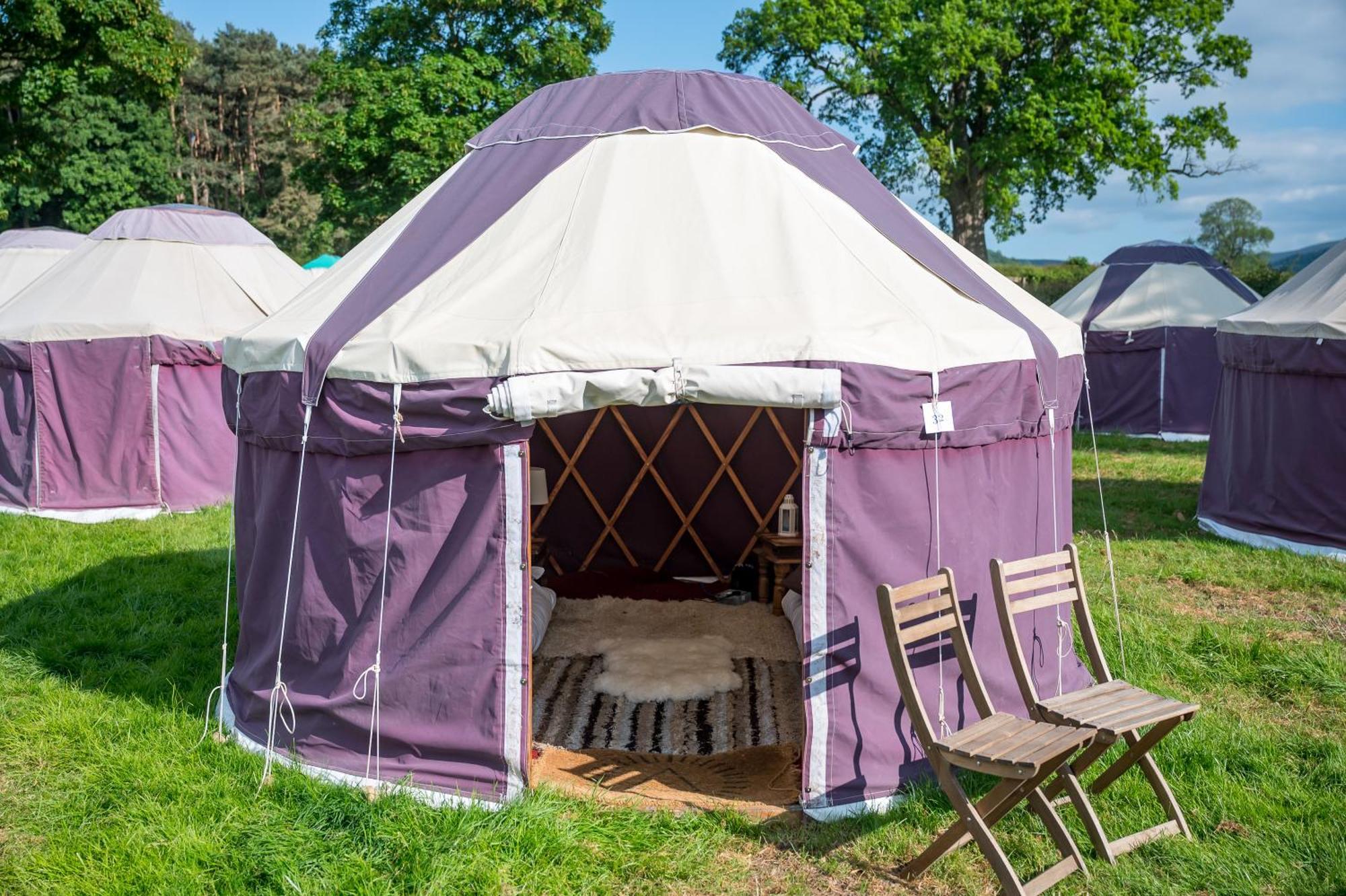 Hotel Festival Yurts Hay-On-Wye Esterno foto