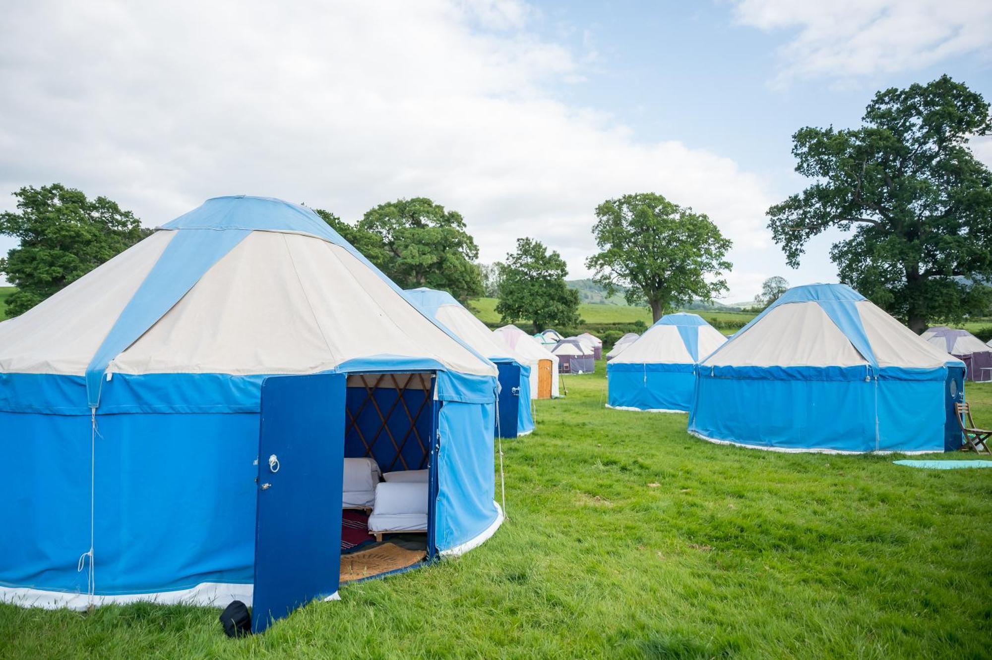 Hotel Festival Yurts Hay-On-Wye Esterno foto