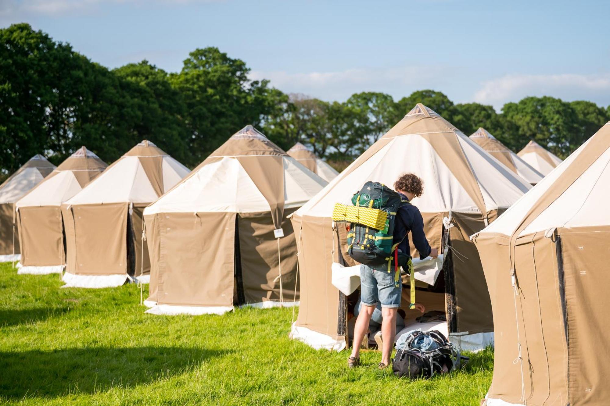 Hotel Festival Yurts Hay-On-Wye Esterno foto